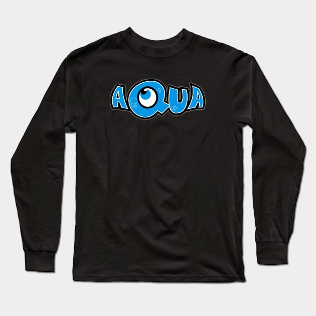 Aqua dance Long Sleeve T-Shirt by udezigns